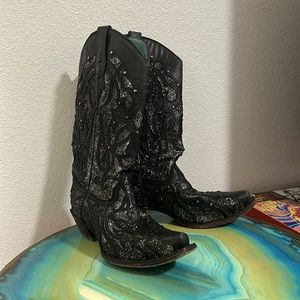 CORRAL size 7 glitter boot